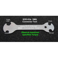 SMA Connector Flat Spanner 8, 6, 5.5, 5mm and 5/16 Inch (Low cost Special SMA tool)